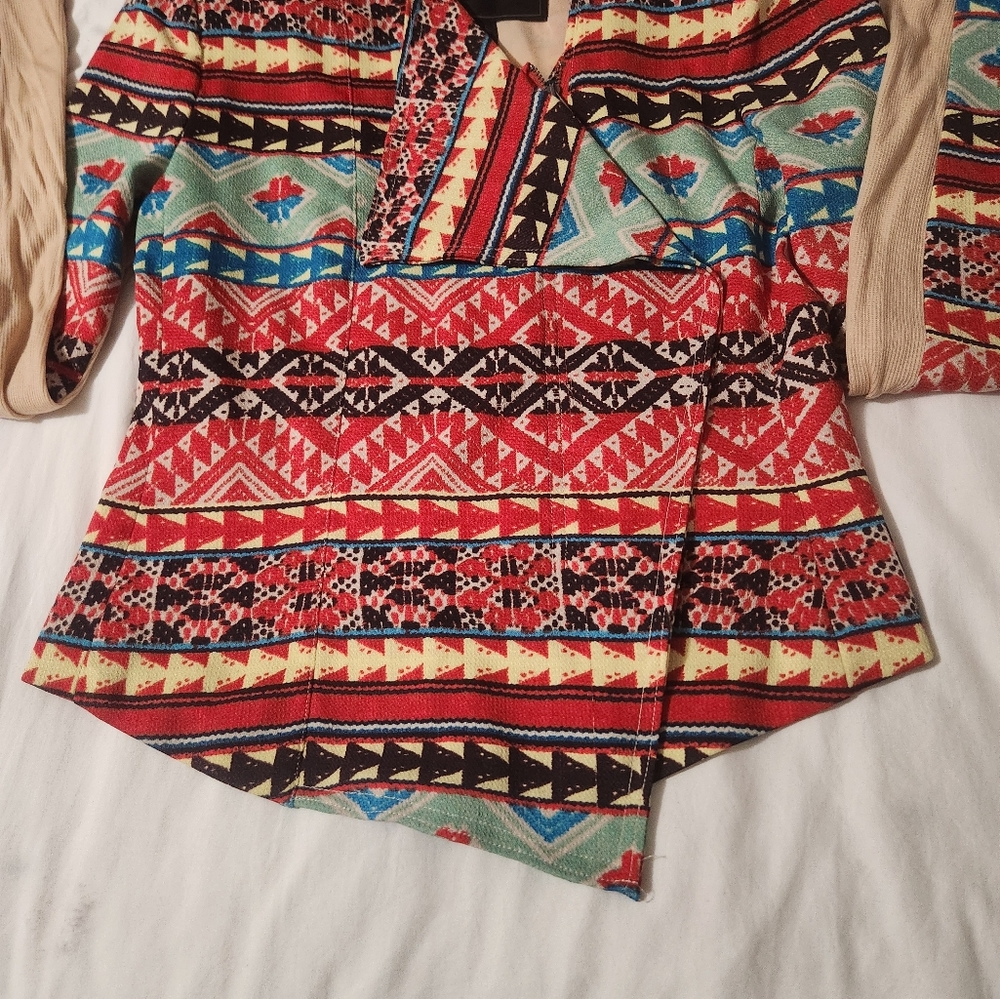 A zip up sweater